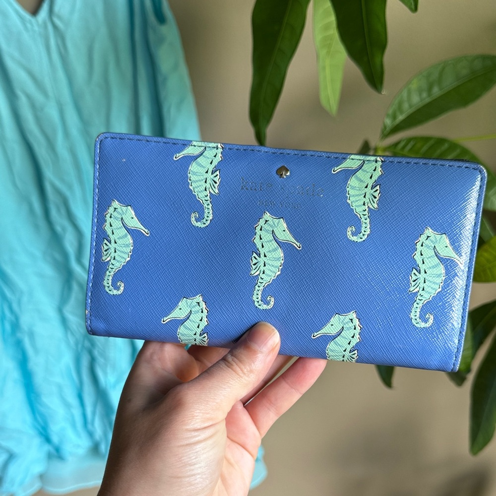 Kate Spade Navy Wallet with Card Slots